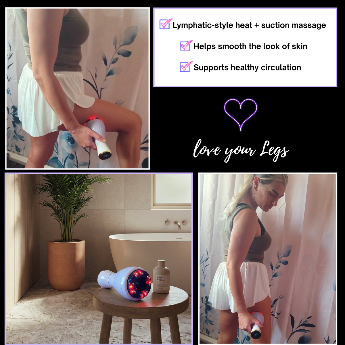 NoviHaven™ Heated Suction & Glide Massager