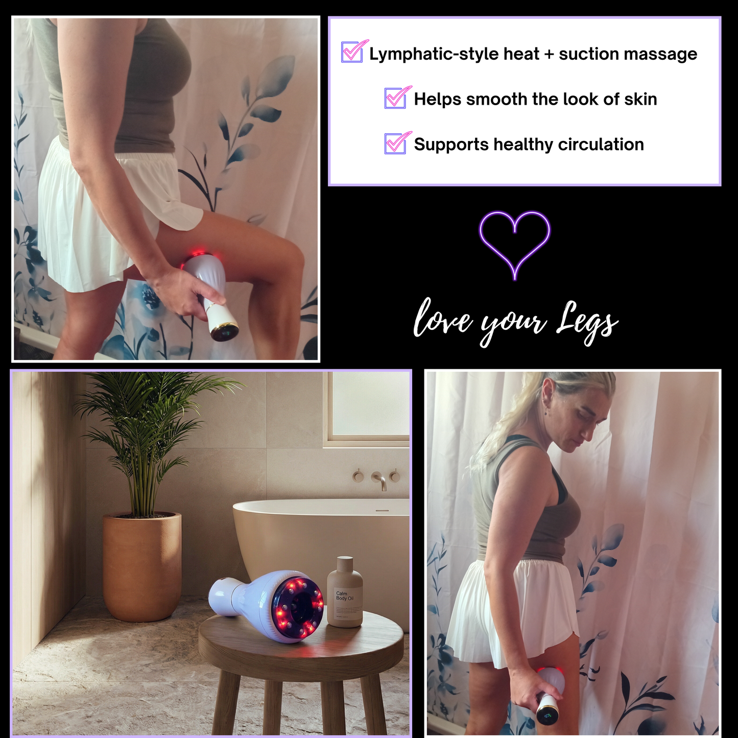 NoviHaven™ Heated Suction & Glide Massager