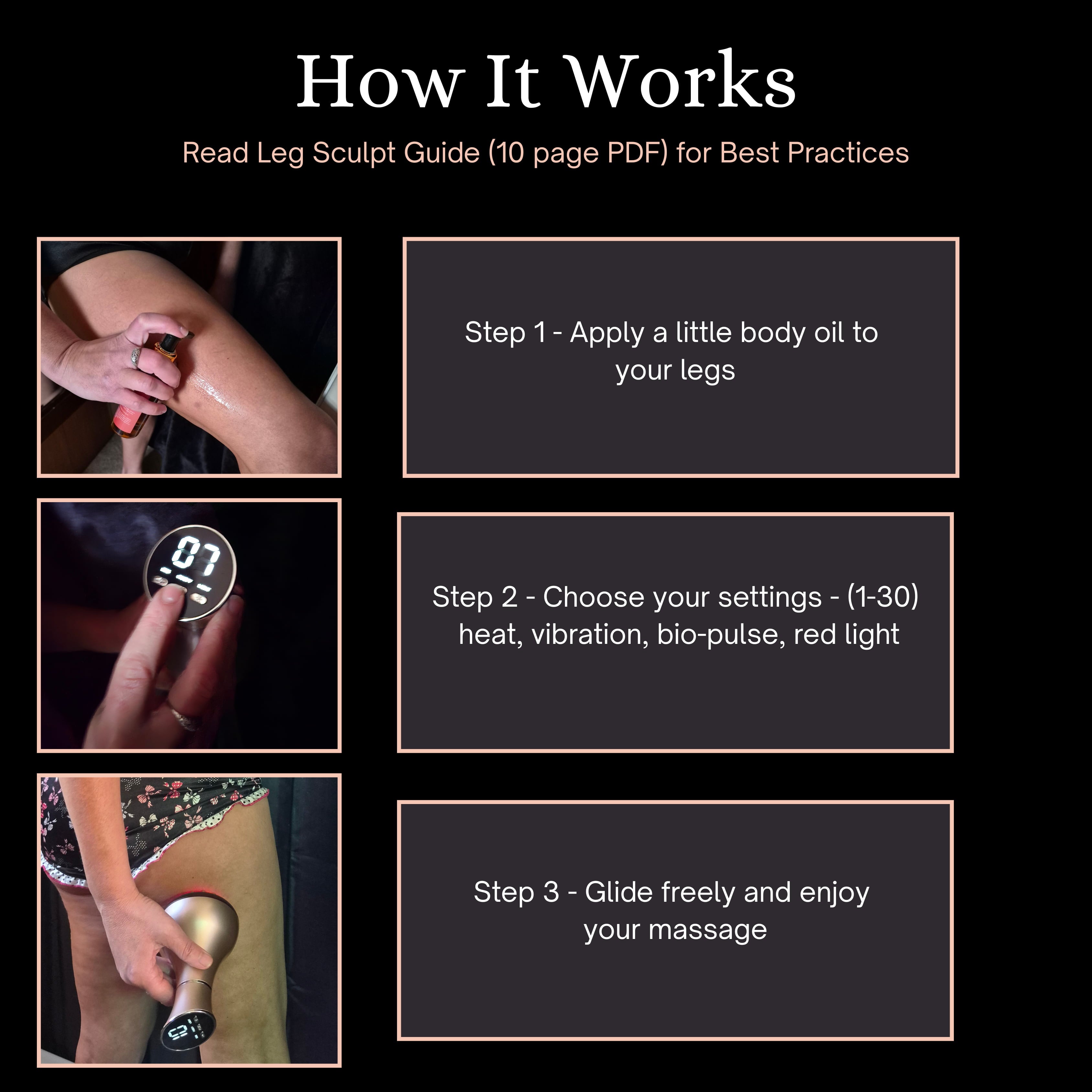 NoviHaven™ 4-in-1 Heated Leg Massager