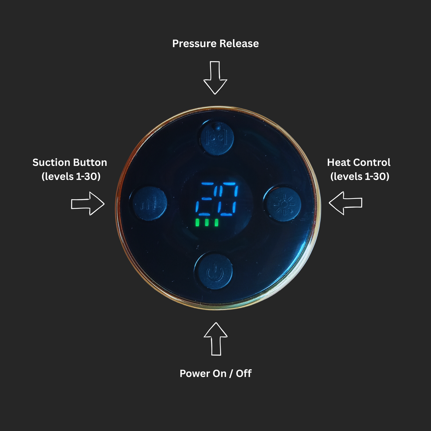 NoviHaven™ Heated Suction & Glide Massager