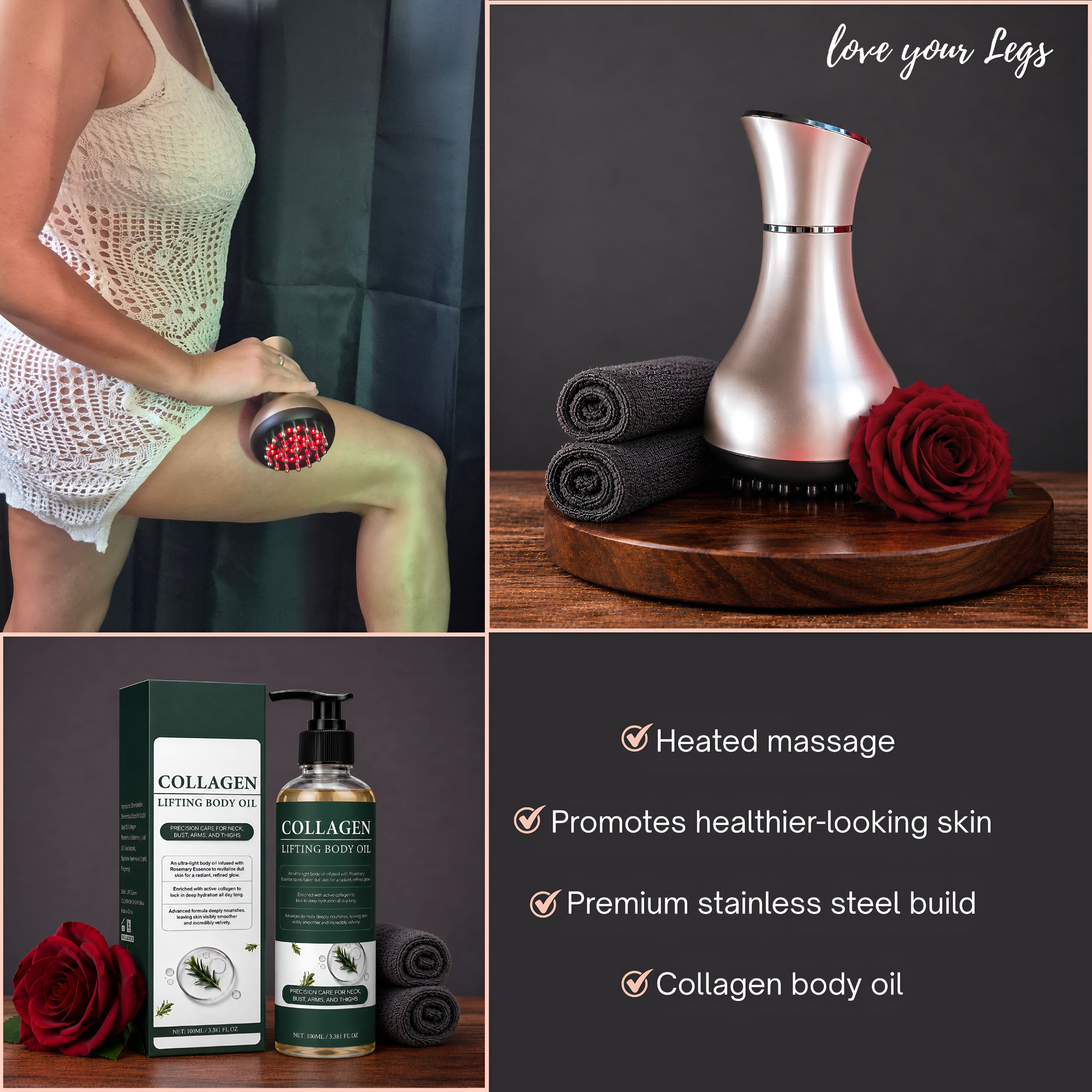 NoviHaven™ 4-in-1 Heated Leg Massager