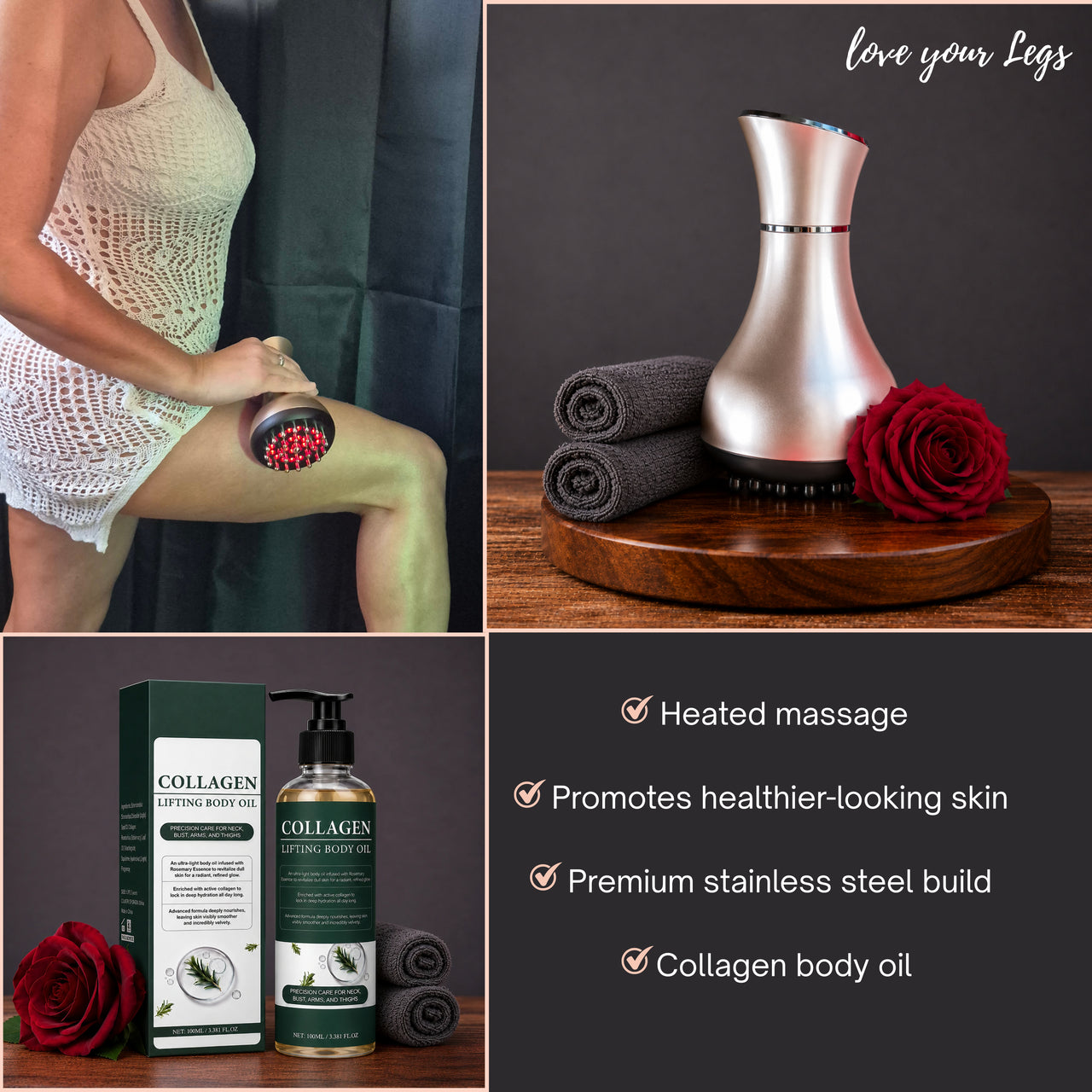 NoviHaven™ 4-in-1 Heated Leg Massager