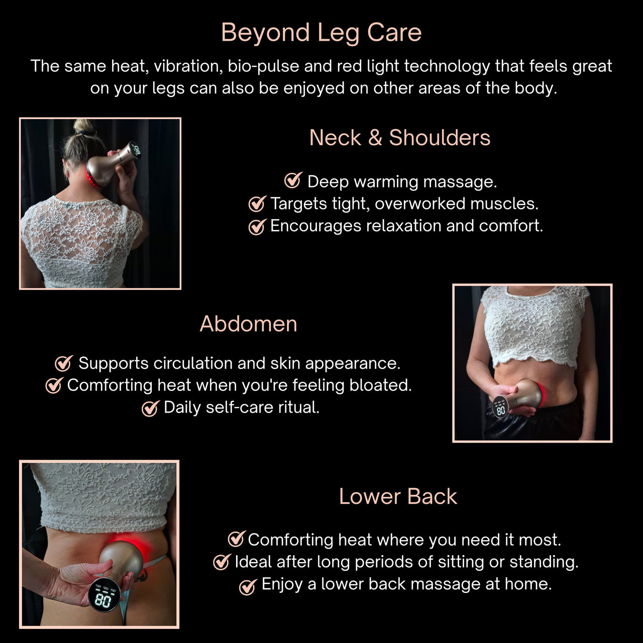NoviHaven™ 4-in-1 Heated Leg Massager