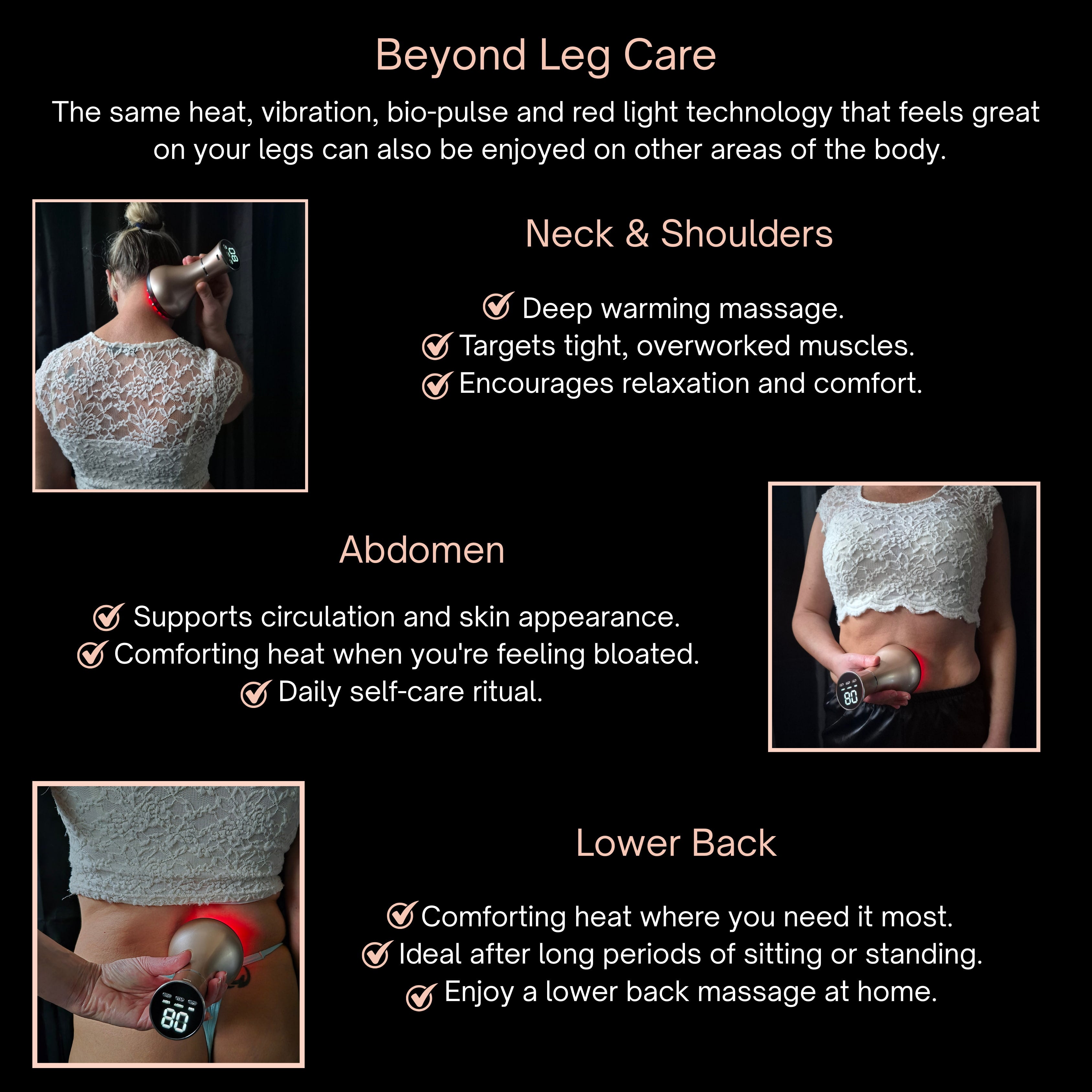 NoviHaven™ 4-in-1 Heated Leg Massager