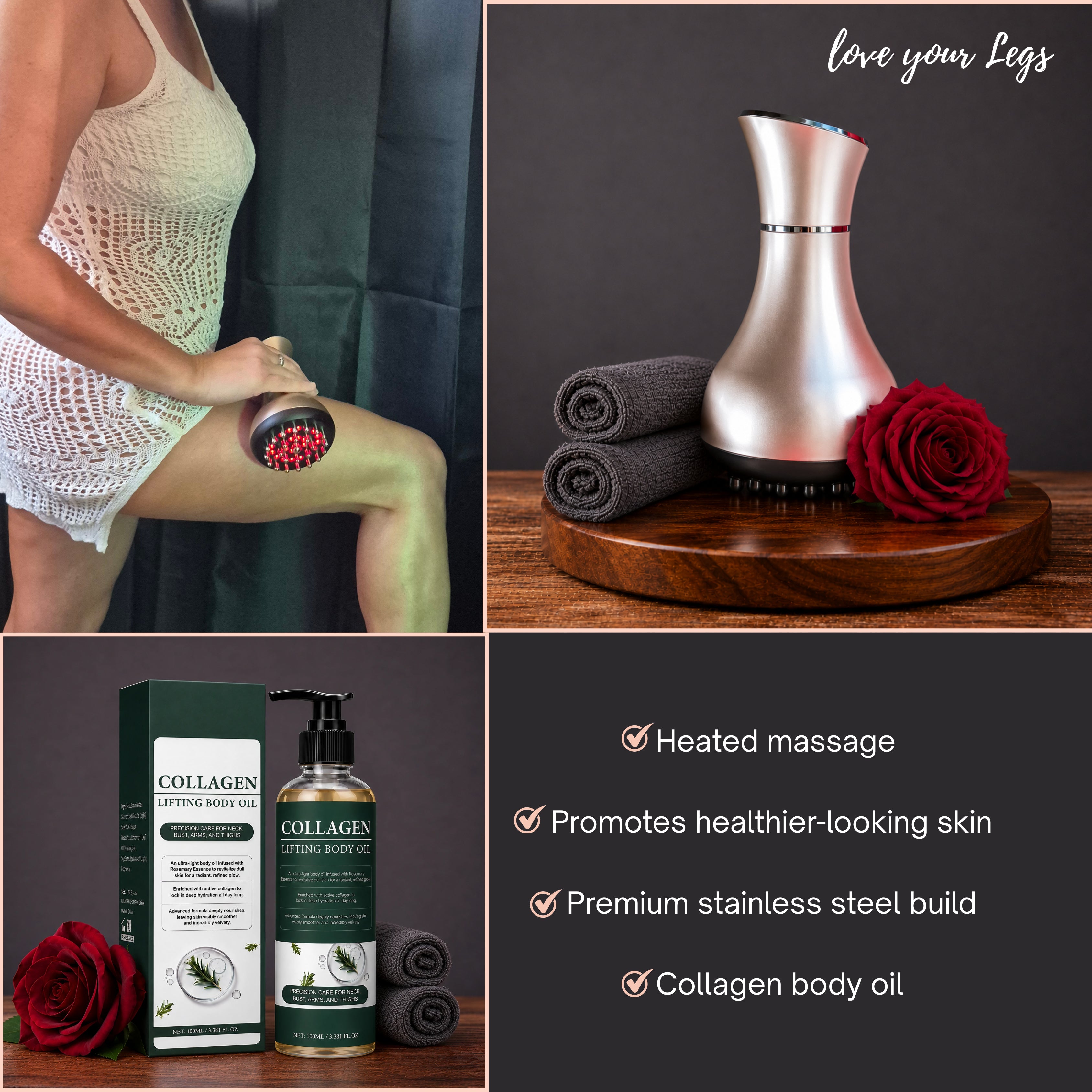 NoviHaven™ 4-in-1 Heated Leg Massager